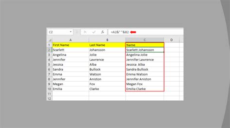 Two Easy Ways To Combine First Amp Last Names In Microsoft Excel