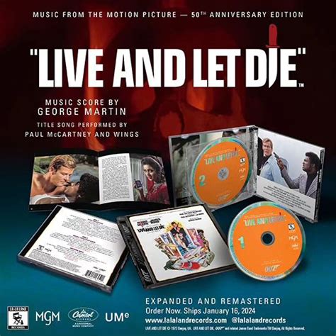 Two New Expanded Soundtracks Released Of Live And Let Die And Octopussy