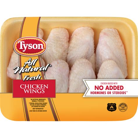 Tyson All Natural Fresh Chicken Wings 2 93 Lb Kroger