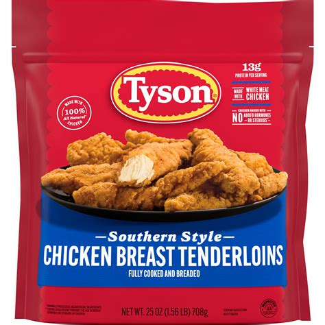 Tyson Frozen Southern Style Chicken Breast Tenderloins 25 Oz Fry S