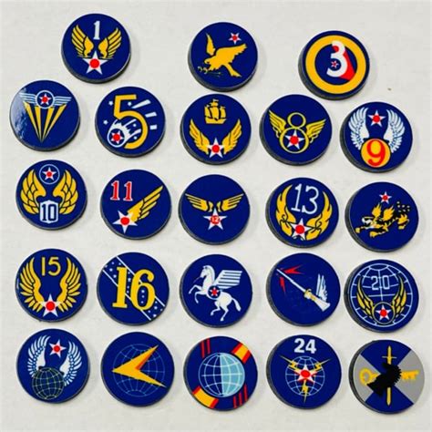 U S Airforce Roundel Set Modern 23 Set