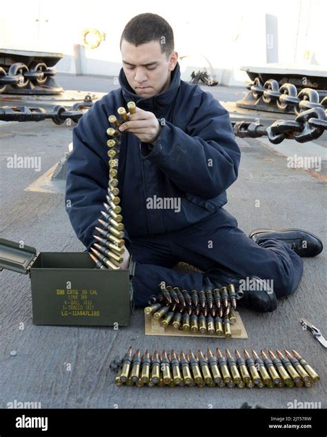 U S Navy Information Systems Technician Seaman Ryan Anderson Handles