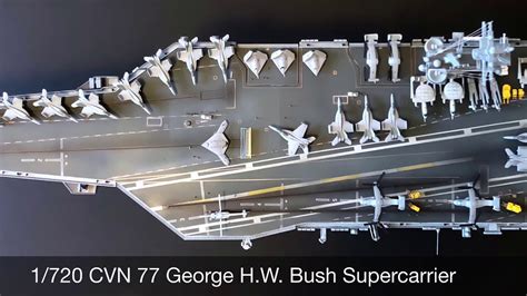 U S S George H W Bush Cvn 77 1 720 Kit Historic Aviation Collectibles