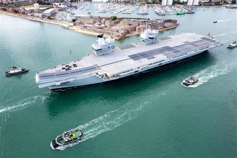 Uk Aircraft Carrier Portsmouth