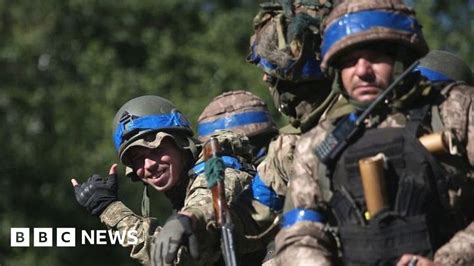 Ukraine Makes Breakthrough In South Against Russia Bbc News