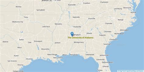University Of Alabama Located