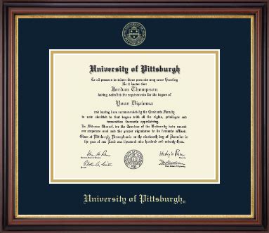 University Of Pittsburgh Diploma Frame Church Hill Classics University Of Pittsburgh Diploma Frame Church Hill Classics