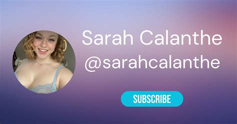 Unveiled The Story Behind The Sarah Calanthe Onlyfans Leaks