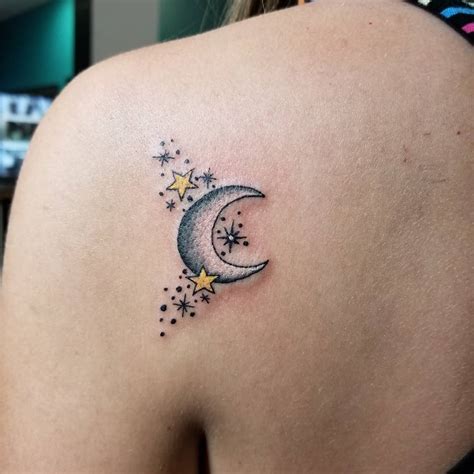 Updated 50 Moon And Star Tattoos For Your Magical Side March 2020
