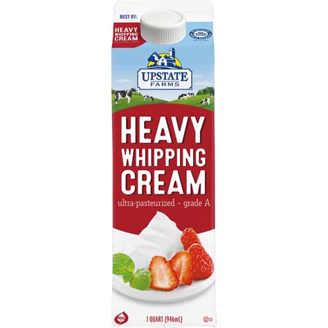 Upstate Farms Ultra Pasteurized Heavy Cream Unc Dairy