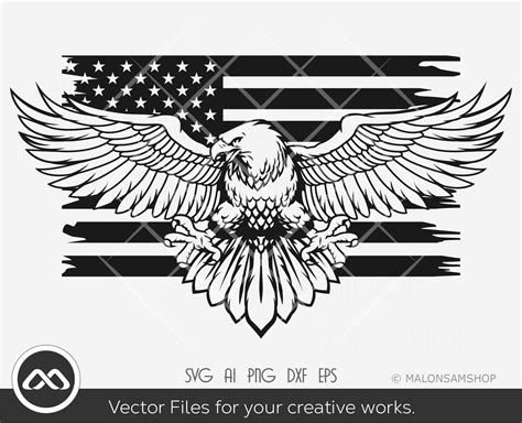 Us Flag Bald Eagle Svg Us Flag Bald Eagle Svg