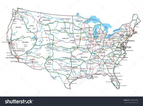 Us Interstate And Highway Map Usa Road Map Beautiful Free Printable