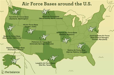 Us Military Bases Air Force Bases Army Bases Navy Bases Marine