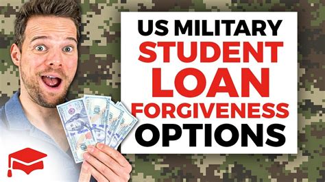Us Military Student Loan Forgiveness Options Youtube