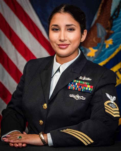 Us Navy Information Systems Technician Chief Assigned To Naval Mobile