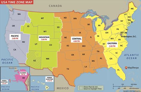 Usa Time Zones Map Timebie Usa Time Zones Map Timebie