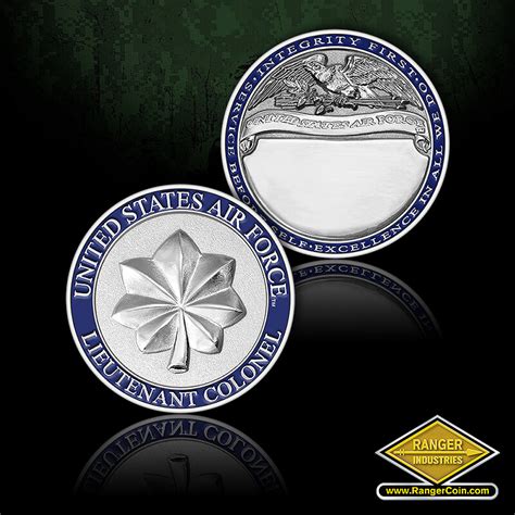 Usaf Lt Col Rank Coin Ranger Industries Llc