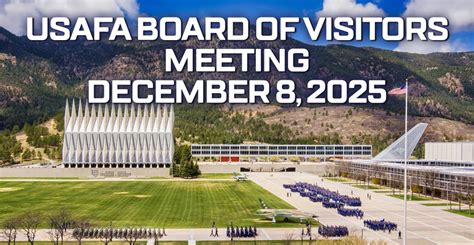 Usafa Board Of Visitors Meeting 8 Dec 2025 Starrs