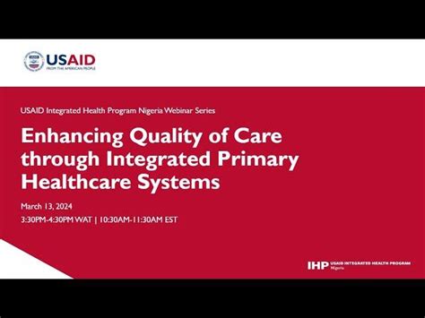 Usaid Integrated Health Care