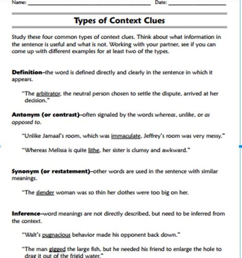 Use Of Context Clues Literacy Intervention Design Guide Use Of Context Clues Literacy Intervention Design Guide