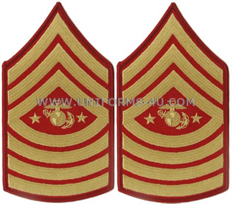 Usmc Master Sergeant Sew On Chevrons