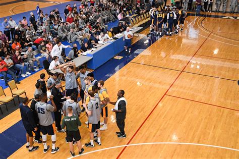 Utah Jazz Players Scrimmage At Warrior Fitness Center Amp Gt Hill Air Force
