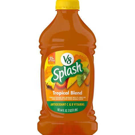 V8 Brandclub V8 Splash Diet Tropical Blend 64 Oz Bottle