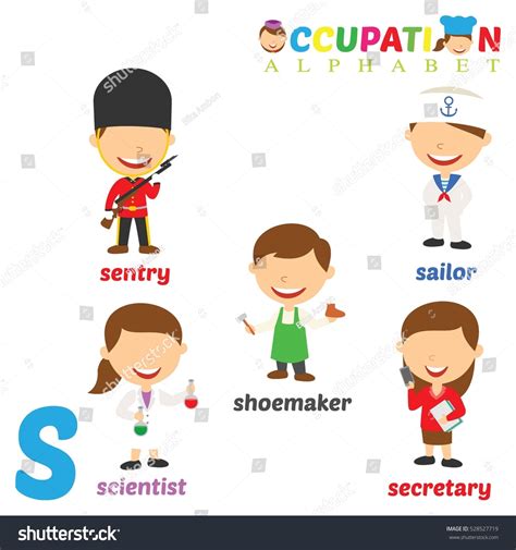 Vector Illustration Alphabet Occupation S Letter Stock Vector Royalty Free 528527719 Shutterstock Vector Illustration Alphabet Occupation S Letter Stock Vector Royalty Free 528527719 Shutterstock