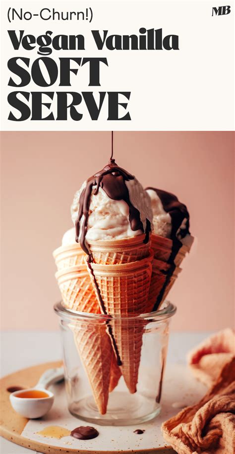 Vegan Vanilla Soft Serve Ice Cream Dining And Cooking