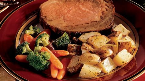 Vegetable To Go Eith Prime Rib Potatoes That Are Baked Or Roasted