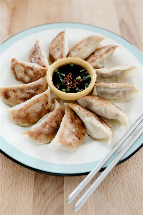 Veggie Potstickers With Spicy Dipping Sauce Molly Yeh