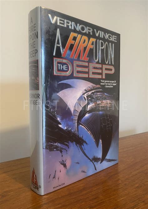 Vernor Vinge A Fire Upon The Deep Tor 1992 Signed First Edition