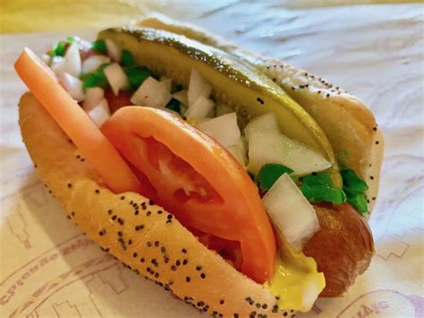 Vienna Beef Hot Dog University Food Travelist