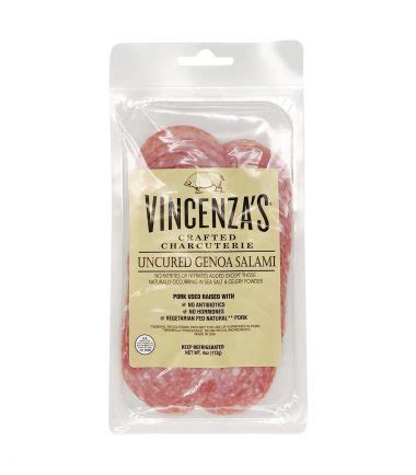 Vincenza S Sliced Genoa Salami 4 Oz