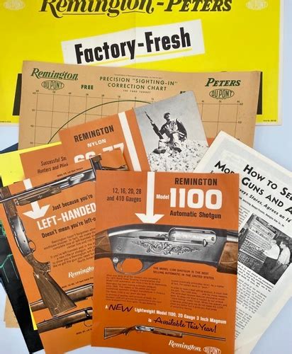 Vintage 1971 Remington Arms Company Gun Amp Ammo Dealer Marketing Lot Ebay