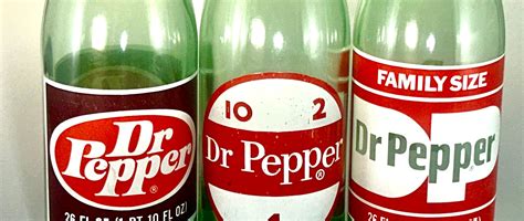 Vintage Dr Pepper Glass Bottles Collection