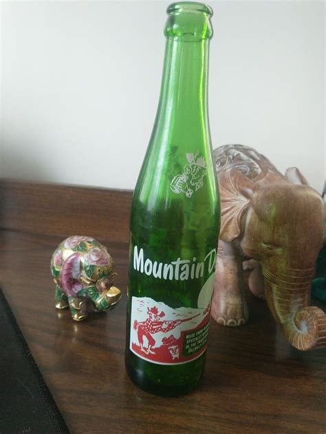 Vintage Green Glass Mountain Dew Soda Bottle 10 Oz Ebay