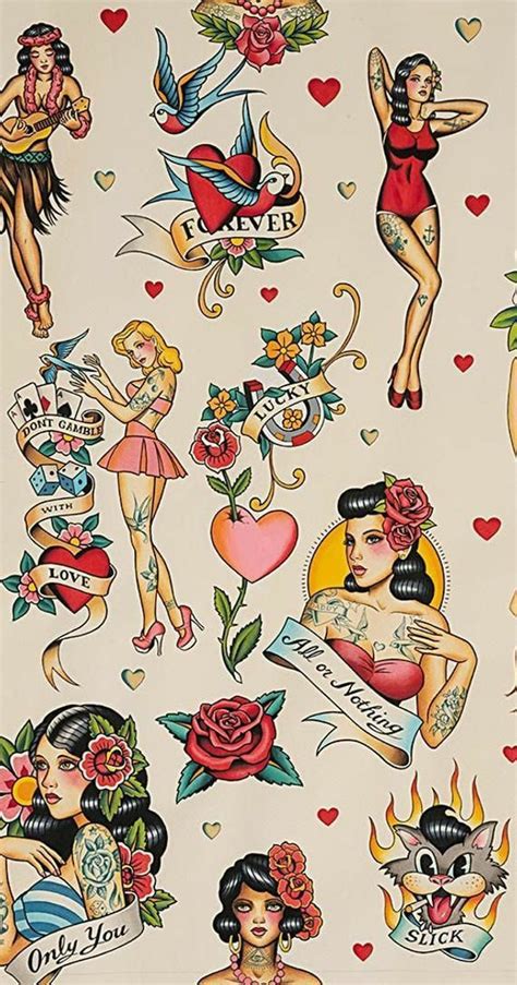 Vintage Pin Up Tattoo Pinup Tattoo By Nick With Intricate