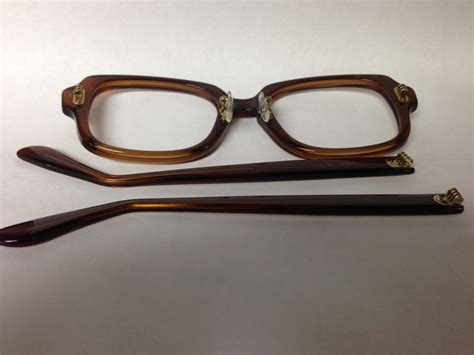 Vintage Retro Bcg Military Surplus Eyeglass Frames With Demos Ebay