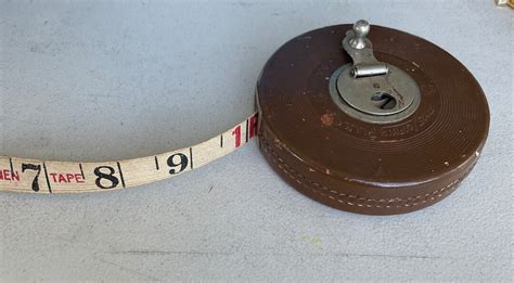 Vintage Sterling Linen Measuring Tape The Lufkin Rule Co 50 Ft Vintage Sterling Linen Measuring Tape The Lufkin Rule Co 50 Ft