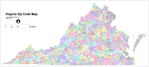 Virginia Map With Zip Codes Map Worksheets