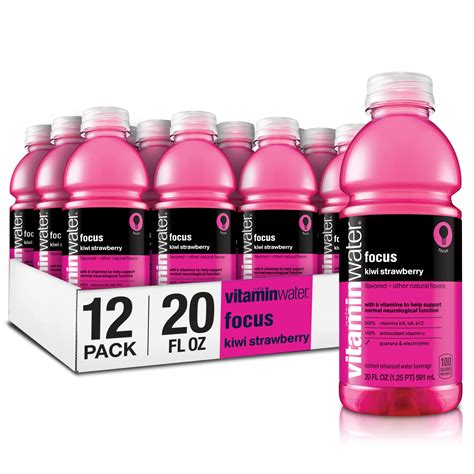Vitaminwater Focus Nutrient Enhanced Kiwi Strawberry Water Beverage