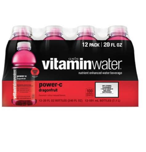 Vitaminwater Power C Dragonfruit Bottles 12 Pk 20 Oz Harris Teeter
