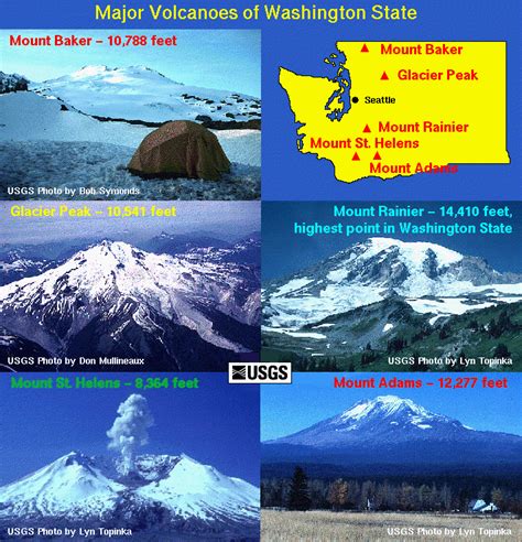 Volcanoes In Washington