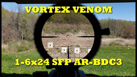 Vortex Venom 1 6X24 Ar Bdc First Person Review Youtube