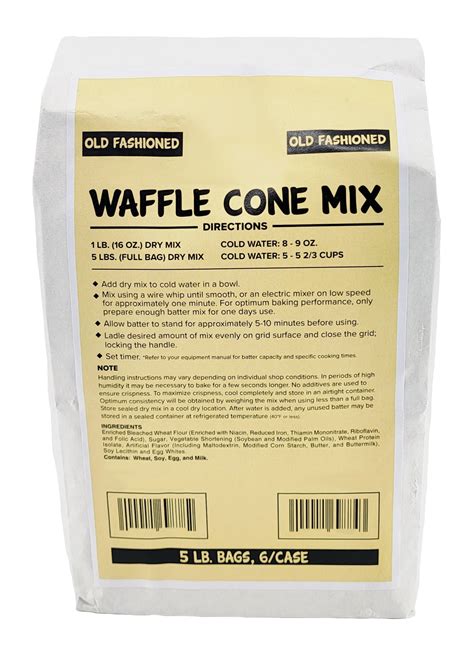 Waffle Cone Mix Itaberco