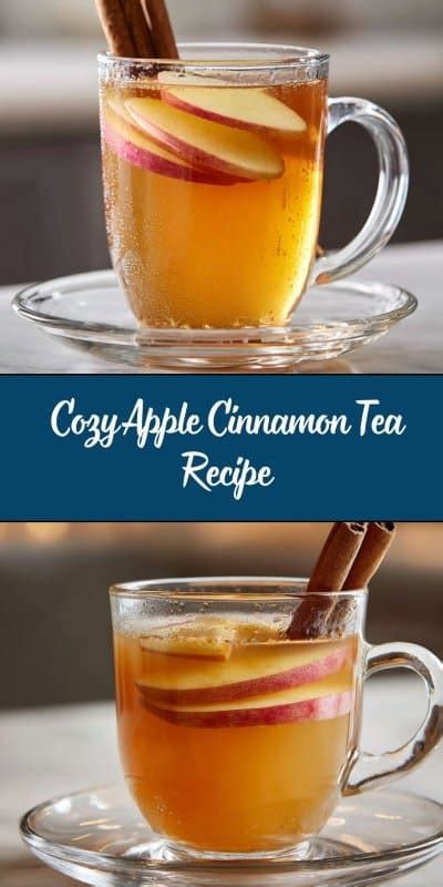 Warm Cozy And Packed With Flavor This Apple Cinnamon Tea Is The Perfect Hug In A Cup For Chilly Mornings Or Relaxing Evenings Apple Cinnamon Tea Herbal Tea Recipe Homemade Tea Drink