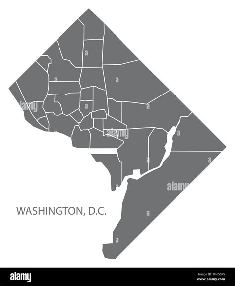 Washington Dc City Map With Neighborhoods Grey Illustration Silhouette Shape Stock Vector Image Art Alamy Washington Dc City Map With Neighborhoods Grey Illustration Silhouette Shape Stock Vector Image Art Alamy