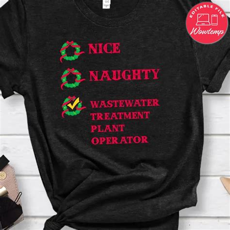 Wastewater Treatment Plant Operator Shirt Wowtemp