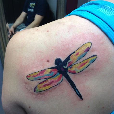 Watercolor Dragonfly By Cat Johnson Tattoonow Watercolor Dragonfly By Cat Johnson Tattoonow